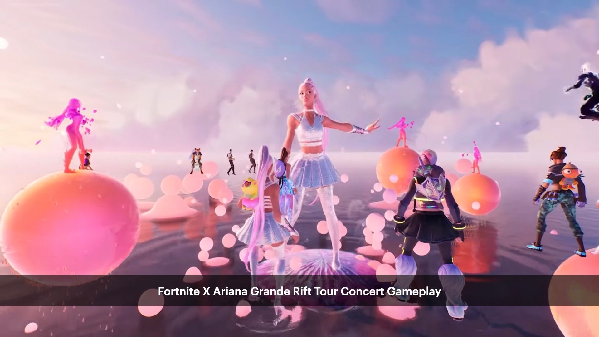 配图04：Fortnite X Ariana Grande Rift Tour Concert Gameplay